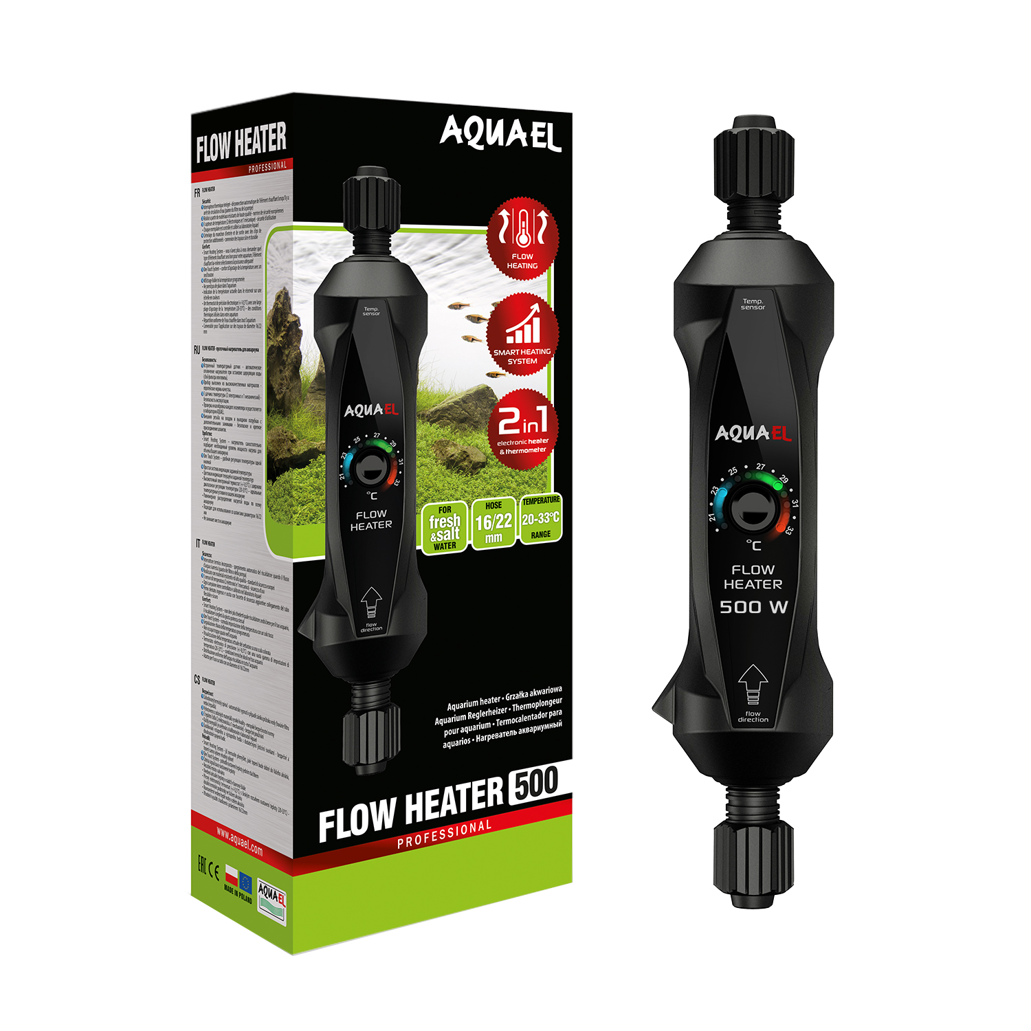 Нагреватель проточный FLOW HEATER 500 Вт (300-1000л) | 122918 купить оптом  в Москве, цены