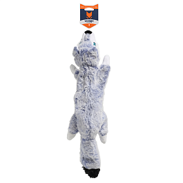 Игрушка мягкая  для собак Волк, сиреневый, 45 х15 см 