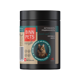 Коллаген для суставов и костей для КОШЕК (банка 25г) из гигантского кальмара «BINN PETS Joints and bones» (Лиофилизат)
