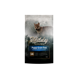 Wildy  Корм для щенков и беременных собак с белой рыбой 1 кг, сухой. Puppy Grain Free 
