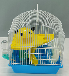 Клетка для грызунов фигурная 29х22х32 см (HC602)