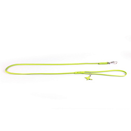 Поводок "WAUDOG Glamour" круглый 4мм Салатовый (длина 122см)