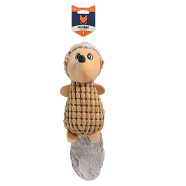 Игрушка мягкая  для собак  Медведь бежевый шуршащий 36 х12 х10 см