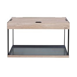 Аквариум П-120 LED (80*35*49) Цвет Дуб сонома