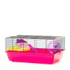 G086 Клетка для грызунов TEDDY GIGANT + пластиковый комплект 580х380х270 (цветной прут) INTER-ZOO