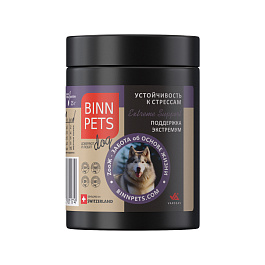 Коллаген Антистресс для СОБАК (банка 25г) из гигантского кальмара «BINN PETS Extreme Support» (Лиофилизат)