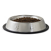 Миска с тиснением металлическая на резине 0,475л