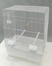 Клетка для птиц прямоугольная 50х30х64 см (E45)