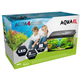 Аквариум AQUA4START 60 D&N 2.0 / 54 л, прямой, черный