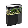 Aq Аквариум Glossy  100 D&N ЧЕРНЫЙ / 215л прямой из стекла "триплекс" 100х40х63см 