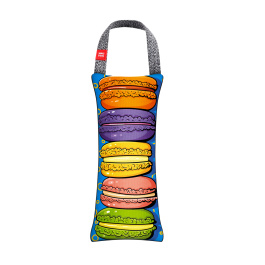 Игрушка для собак WAUDOG Fun с пищалкой, рисунок "Макарон", M