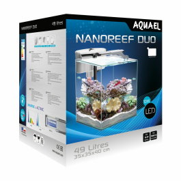 Аквариум NANO REEF DUO LED 2.0 / 49 л, куб, белый