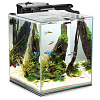 Аквариум FISH & SHRIMP SET DUO Day&Night LED 2.0/ 49 л, куб, черный