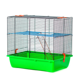 G041 Клетка для грызунов TEDDY LUX I (GINO I Color) 420х290х380 (цветной прут)  INTER-ZOO G041 Клетка для грызунов TEDDY LUX I (GINO I Color) 420х290х380 (цветной прут)  INTER-ZOO