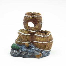 Aquanimal Грот "Старый бочонок" 12x8.5x10 см Aquanimal Грот "Старый бочонок" 12x8.5x10 см