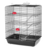G126 Клетка для грызунов REMY Black  580х380х715 (черный прут) INTER-ZOO