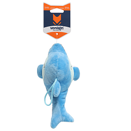 Игрушка мягкая  для собак Дельфин 18 х 9 см