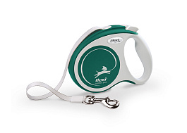 FLEXI Рулетка лента  Comfort Plus  S, 5м до 15кг, зеленая   