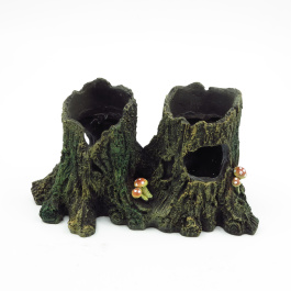 Aquanimal Грот "Пень двойной" 22х13х12 см Aquanimal Грот "Пень двойной" 22х13х12 см