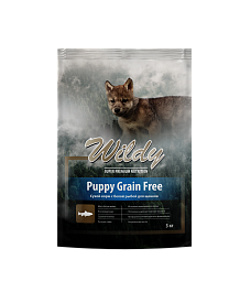 Wildy  Корм для щенков и беременных собак с белой рыбой 3 кг, сухой. Puppy Grain Free 