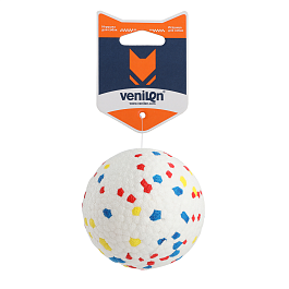 Игрушка для собак из ETPU Шар большой пузырчатый белый 7.4 см 