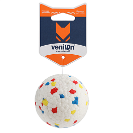 Игрушка для собак из ETPU Шар большой пузырчатый белый 6.3 см