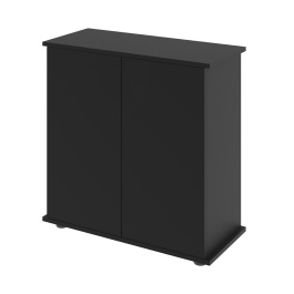Тумба прямая  77*37*72 черная, две дверки ДСП, под аквариум Aqual