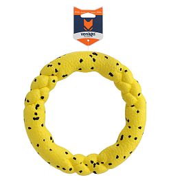Игрушка для собак из ETPU Кольцо для игры в воде, желтое, 23.3 х 23.3 х 4 см