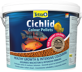 TetraCichlid Colour Pellets (мульти шарики) 10л (ведро)
