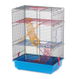 G020 Клетка для грызунов TEDDY II Color + Spring 360х240х540 (цветной прут) INTER-ZOO
