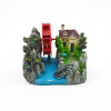 Aquanimal Декорация "Домик с водяной мельницей" 11x7.5x9.5 см
