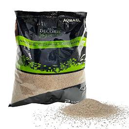 Грунт кварцевый AQUA DECORIS  QUARTZ SAND 0,4 - 1,2мм, 2кг (бежевый)  