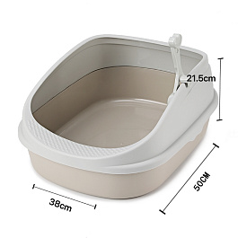 Туалет для кошек с рамкой и совком 50 х 38 х 21,5 см 