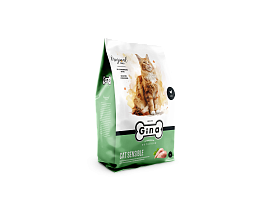 Gina Корм для кошек сухой Cat Sensible цыпленок 3 кг(box) Россия