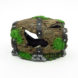 Aquanimal Грот "Бочка средняя" 15x10x10 см