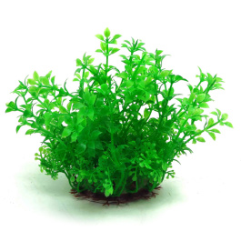 Aquanimal Растение пласт. «Куст малый зеленый» 13х10х11см