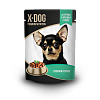 X-DOG пауч для собак  в соусе курица и кролик шоу-бокс 24шт х 85г 