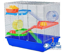 G089 Клетка для грызунов TEDDY GIGANT II OC. 580х380х550 (оцинкованный прут) INTER-ZOO