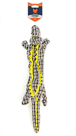 Игрушка мягкая  для собак Крокодил серый, 45 х15 см