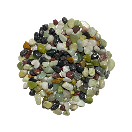 Aquanimal 1кг Грунт природный микс (белый, красный, карамель) 9-12 мм