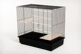 G078 Клетка для шиншилл Chinchilla 70 Color  700х400х640 (черный прут) INTER-ZOO G078 Клетка для шиншилл Chinchilla 70 Color  700х400х640 (черный прут) INTER-ZOO