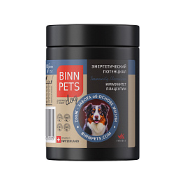 Коллаген для иммунитета СОБАК (банка 25г) из гигантского кальмара «BINN PETS Immunity Placentum» (Лиофилизат)