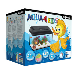 Аквариум AQUA4KIDS 40 D&N 2.0 / 20 л, фигурный, черный Аквариум AQUA4KIDS 40 D&N 2.0 / 20 л, фигурный, черный