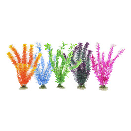 Набор аквариумных растений 32см Людвигия и Кабомба (в упаковке 5шт)  