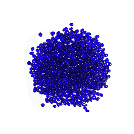 Aquanimal 1кг Грунт стеклянный синий Кристалл 6-9 мм