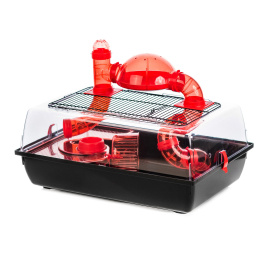 G132 Клетка-террариум для грызунов ALEX + Tubes 580х280х400 (пластик) INTER-ZOO G132 Клетка-террариум для грызунов ALEX + Tubes 580х280х400 (пластик) INTER-ZOO