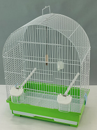 Клетка для птиц фигурная 42х25х55 см (E31)