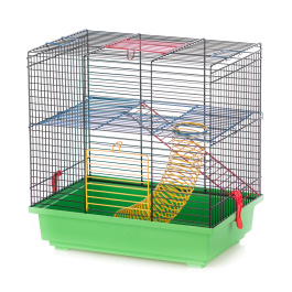 G008 Клетка для грызунов TEDDY I Color + Equipment  360х240х360  (цветной прут) INTER-ZOO