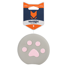 Игрушка для собак из латекса Отпечаток лапы, серый