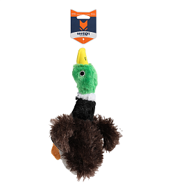 Игрушка мягкая  для собак Дикая утка, 25 х15 см